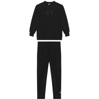 Giorgio Armani EA7 Emporio Armani Komplet bluza i legginsy 7G000279 AF13135 MC043 Czarny Regular Fit 10Y Czarny Dziewczynka Giorgio Armani EA7 Emporio Armani Komplet bluza i legginsy 7G000279 AF13135 MC043 Czarny Regular Fit 10Y Czarny Dziewczynka