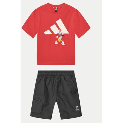 Adidas Komplet t-shirt i spodenki Disney Mickey Mouse JF3639 Kolorowy Regular Fit 7_8Y Kolorowy Unisex Dziecko Adidas Komplet t-shirt i spodenki Disney Mickey Mouse JF3639 Kolorowy Regular Fit 7_8Y Kolorowy Unisex Dziecko