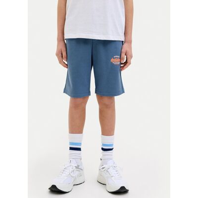 Jack & Jones Junior Szorty sportowe Logo 12249970 Niebieski Slim Fit 164 Niebieski Chłopiec Jack & Jones Junior Szorty sportowe Logo 12249970 Niebieski Slim Fit 164 Niebieski Chłopiec