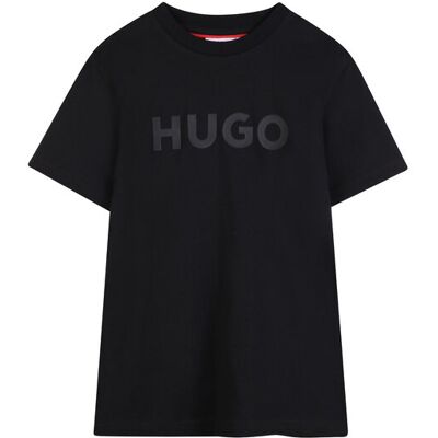 HUGO T-Shirt G01014 D Czarny Regular Fit 14Y Czarny Chłopiec HUGO T-Shirt G01014 D Czarny Regular Fit 14Y Czarny Chłopiec