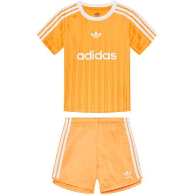 Adidas Komplet t-shirt i spodenki Football JC6589 Żółty Regular Fit 6_9M Żółty Unisex Dziecko Adidas Komplet t-shirt i spodenki Football JC6589 Żółty Regular Fit 6_9M Żółty Unisex Dziecko