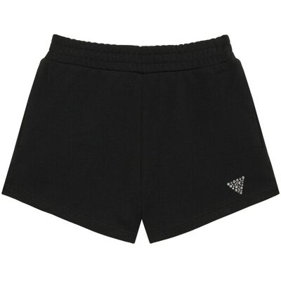Guess Szorty sportowe J6GD36 KF712 Czarny Regular Fit 4Y Czarny Dziewczynka Guess Szorty sportowe J6GD36 KF712 Czarny Regular Fit 4Y Czarny Dziewczynka
