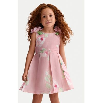 Abel & Lula Sukienka elegancka 5033 Różowy Regular Fit 7Y Różowy Dziewczynka Abel & Lula Sukienka elegancka 5033 Różowy Regular Fit 7Y Różowy Dziewczynka