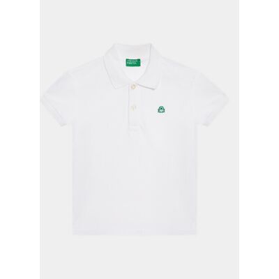 United Colors Of Benetton Polo 3089G3008 Biały Regular Fit 98 Biały Chłopiec United Colors Of Benetton Polo 3089G3008 Biały Regular Fit 98 Biały Chłopiec