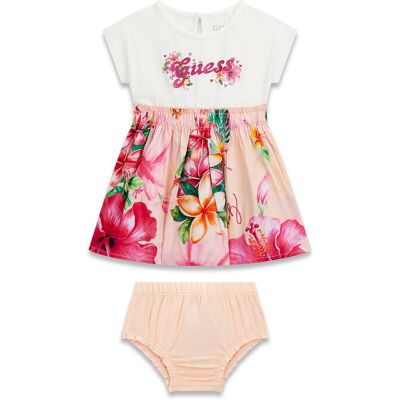 Guess Sukienka codzienna A6GK03 K6YW0 Kolorowy Regular Fit 6_9M Kolorowy Dziewczynka Guess Sukienka codzienna A6GK03 K6YW0 Kolorowy Regular Fit 6_9M Kolorowy Dziewczynka