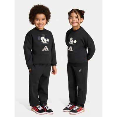 Adidas Dres Disney Mickey Mouse KG6127 Czarny Regular Fit 6_7Y Czarny Unisex Dziecko Adidas Dres Disney Mickey Mouse KG6127 Czarny Regular Fit 6_7Y Czarny Unisex Dziecko
