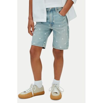 Calvin Klein Jeans Szorty jeansowe LVCKSJC43B Niebieski Regular Fit 16Y Niebieski Chłopiec Calvin Klein Jeans Szorty jeansowe LVCKSJC43B Niebieski Regular Fit 16Y Niebieski Chłopiec