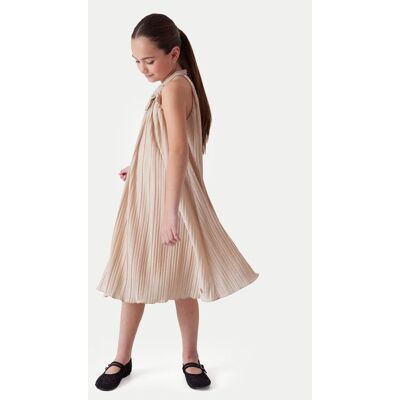 Guess Sukienka elegancka J6RK23 KD580 Złoty Regular Fit 8Y Złoty Dziewczynka Guess Sukienka elegancka J6RK23 KD580 Złoty Regular Fit 8Y Złoty Dziewczynka