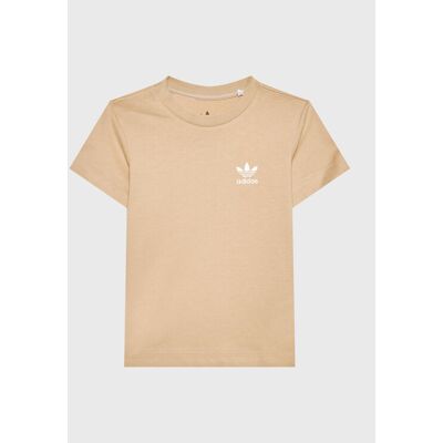 Adidas Originals T-Shirt adicolor HK7468 Beżowy Regular Fit 0_3M Beżowy Unisex Dziecko Adidas Originals T-Shirt adicolor HK7468 Beżowy Regular Fit 0_3M Beżowy Unisex Dziecko