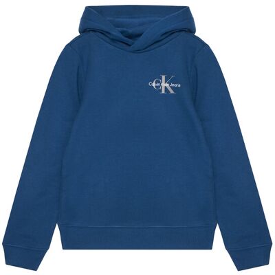 Calvin Klein Jeans Bluza Small Monogram IU0IU00266 D Niebieski Regular Fit 8 Niebieski Unisex Dziecko Calvin Klein Jeans Bluza Small Monogram IU0IU00266 D Niebieski Regular Fit 8 Niebieski Unisex Dziecko
