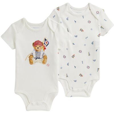 Polo Ralph Lauren Komplet body dziecięcych 320B14078001 Biały 12M Biały Unisex Dziecko Polo Ralph Lauren Komplet body dziecięcych 320B14078001 Biały 12M Biały Unisex Dziecko