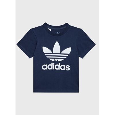 Adidas T-Shirt Trefoil Tee HK7503 Granatowy Regular Fit 9_12M Granatowy Chłopiec Adidas T-Shirt Trefoil Tee HK7503 Granatowy Regular Fit 9_12M Granatowy Chłopiec