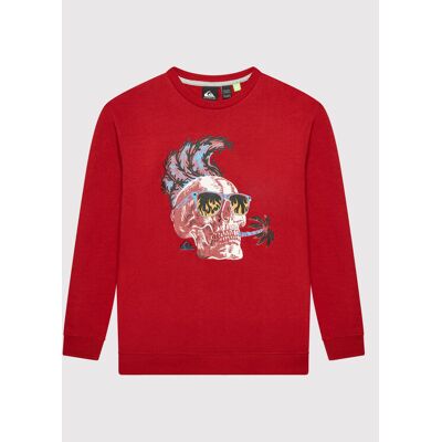 Quiksilver Bluza Smoke EQBFT03791 Czerwony Regular Fit 16 Czerwony Chłopiec Quiksilver Bluza Smoke EQBFT03791 Czerwony Regular Fit 16 Czerwony Chłopiec