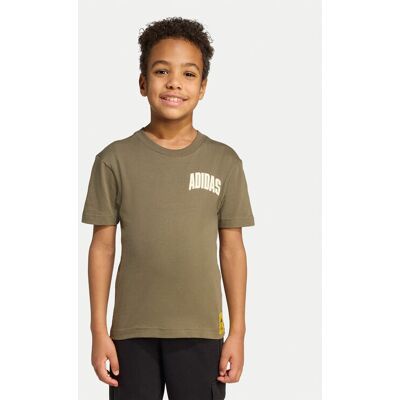 Adidas T-Shirt The Simpsons JL9195 Zielony Regular Fit 3_4Y Zielony Unisex Dziecko Adidas T-Shirt The Simpsons JL9195 Zielony Regular Fit 3_4Y Zielony Unisex Dziecko