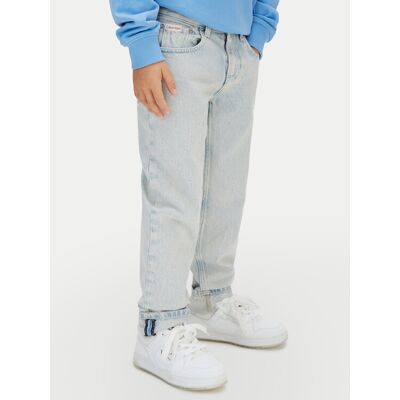 Calvin Klein Jeans Jeansy LVCKSJC44B Błękitny Straight Fit 16 Niebieski jasny Unisex Dziecko Calvin Klein Jeans Jeansy LVCKSJC44B Błękitny Straight Fit 16 Niebieski jasny Unisex Dziecko