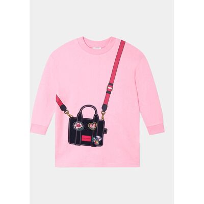 Marc Jacobs Sukienka codzienna W12456 Różowy Regular Fit 12 Różowy Dziewczynka Marc Jacobs Sukienka codzienna W12456 Różowy Regular Fit 12 Różowy Dziewczynka