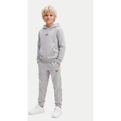 Reebok Komplet dresowy RK95228CCB Szary Regular Fit 6_7Y Szary Chłopiec Reebok Komplet dresowy RK95228CCB Szary Regular Fit 6_7Y Szary Chłopiec