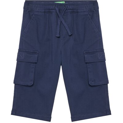 United Colors Of Benetton Spodnie materiałowe 4TCGGF02B Granatowy Regular Fit 110 Granatowy Chłopiec United Colors Of Benetton Spodnie materiałowe 4TCGGF02B Granatowy Regular Fit 110 Granatowy Chłopiec