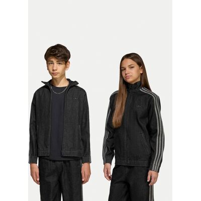 Adidas Kurtka jeansowa Firebird KE2965 Czarny Loose Fit 7_8Y Czarny Unisex Dziecko Adidas Kurtka jeansowa Firebird KE2965 Czarny Loose Fit 7_8Y Czarny Unisex Dziecko