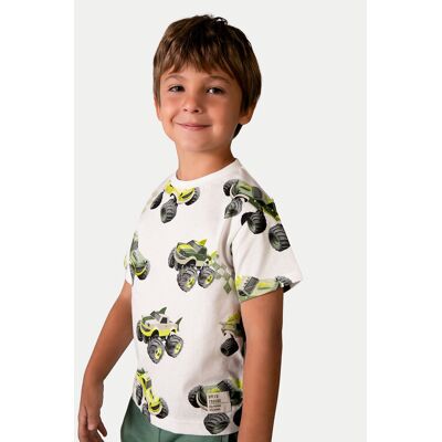 Mayoral T-Shirt 3068 Biały Regular Fit 8Y Biały Chłopiec Mayoral T-Shirt 3068 Biały Regular Fit 8Y Biały Chłopiec