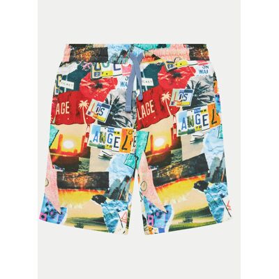 Guess Szorty sportowe L4GD11 KA6R3 Kolorowy Regular Fit 16Y Kolorowy Chłopiec Guess Szorty sportowe L4GD11 KA6R3 Kolorowy Regular Fit 16Y Kolorowy Chłopiec