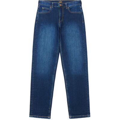 Lee Jeansy West LEE0016 Granatowy Relaxed Fit 9_10 Granatowy Chłopiec Lee Jeansy West LEE0016 Granatowy Relaxed Fit 9_10 Granatowy Chłopiec