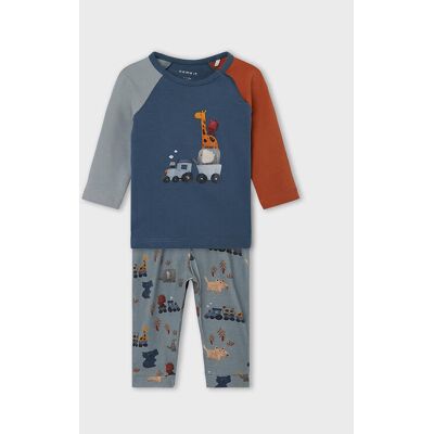 NAME IT Komplet bluzka i spodnie 13215282 Granatowy Regular Fit 74 Granatowy Chłopiec NAME IT Komplet bluzka i spodnie 13215282 Granatowy Regular Fit 74 Granatowy Chłopiec