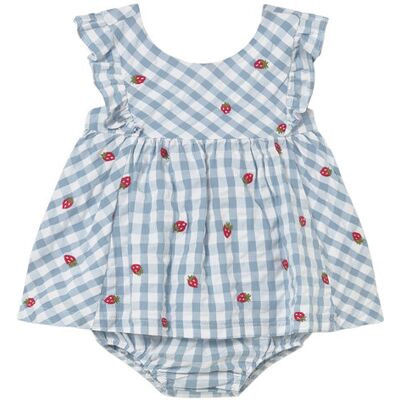 Mayoral Sukienka letnia 1814 Błękitny Regular Fit 2_4M Niebieski jasny Dziewczynka Mayoral Sukienka letnia 1814 Błękitny Regular Fit 2_4M Niebieski jasny Dziewczynka