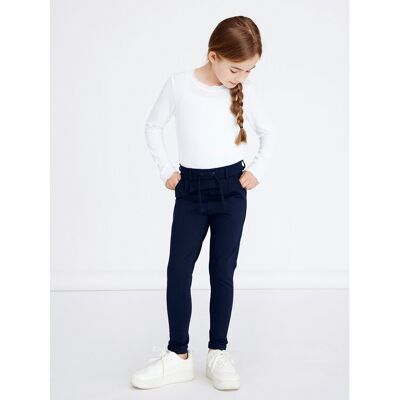 NAME IT Spodnie materiałowe 13142465 Granatowy Regular Fit 116 Granatowy Dziewczynka NAME IT Spodnie materiałowe 13142465 Granatowy Regular Fit 116 Granatowy Dziewczynka