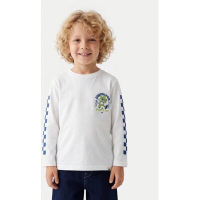 Quiksilver T-Shirt Ev Bloomsday EQKZT03572 Biały Regular Fit 6 Biały Chłopiec Quiksilver T-Shirt Ev Bloomsday EQKZT03572 Biały Regular Fit 6 Biały Chłopiec