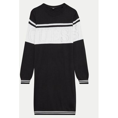 Guess Sukienka dzianinowa J4YK04 Z3GW0 Czarny Regular Fit 7Y Czarny Dziewczynka Guess Sukienka dzianinowa J4YK04 Z3GW0 Czarny Regular Fit 7Y Czarny Dziewczynka