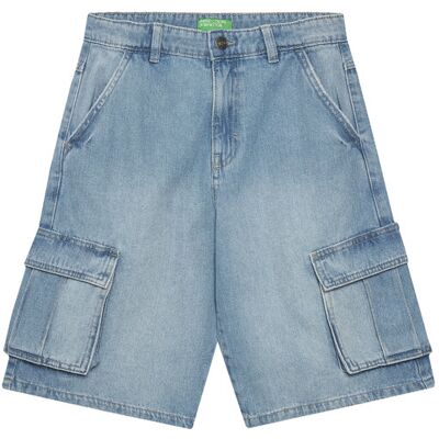 United Colors Of Benetton Szorty jeansowe 4KEHC9041 Niebieski Regular Fit 168 Niebieski Chłopiec United Colors Of Benetton Szorty jeansowe 4KEHC9041 Niebieski Regular Fit 168 Niebieski Chłopiec
