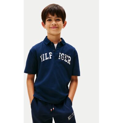 Tommy Hilfiger Spodnie dresowe Mixed Graphic KB0KB09695 Granatowy Regular Fit 14 Granatowy Chłopiec Tommy Hilfiger Spodnie dresowe Mixed Graphic KB0KB09695 Granatowy Regular Fit 14 Granatowy Chłopiec