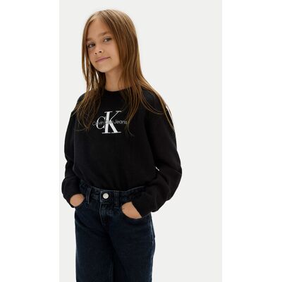 Calvin Klein Jeans Sweter Monologo IG0IG02830 M Czarny Regular Fit 6 Czarny Dziewczynka Calvin Klein Jeans Sweter Monologo IG0IG02830 M Czarny Regular Fit 6 Czarny Dziewczynka