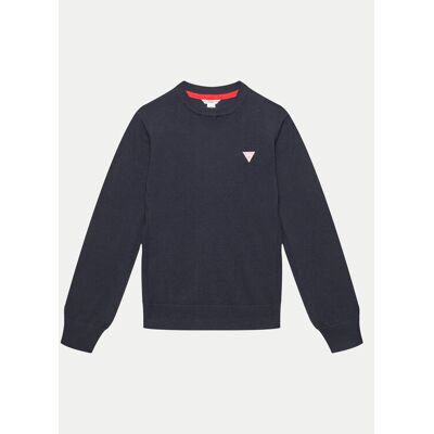 Guess Sweter L0YR03 Z2VV0 Granatowy Regular Fit 14Y Granatowy Chłopiec Guess Sweter L0YR03 Z2VV0 Granatowy Regular Fit 14Y Granatowy Chłopiec