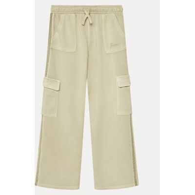 Guess Spodnie materiałowe J5RQ14 KAD74 Zielony Regular Fit 10 Zielony Dziewczynka Guess Spodnie materiałowe J5RQ14 KAD74 Zielony Regular Fit 10 Zielony Dziewczynka