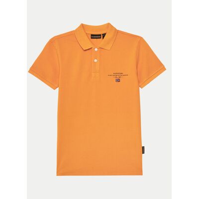 Napapijri Polo Elbas 5 NP0A4G4NA701 S Pomarańczowy Regular Fit 14 Pomarańczowy Chłopiec Napapijri Polo Elbas 5 NP0A4G4NA701 S Pomarańczowy Regular Fit 14 Pomarańczowy Chłopiec