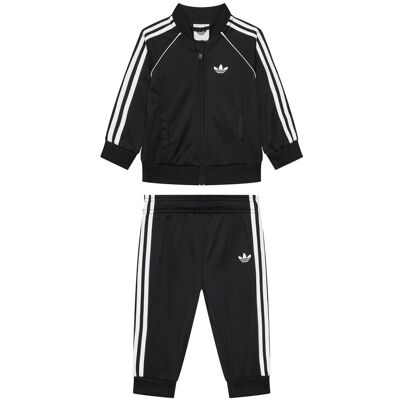 Adidas Dres adicolor SST KD1029 Czarny Regular Fit 18_24M Czarny Unisex Dziecko Adidas Dres adicolor SST KD1029 Czarny Regular Fit 18_24M Czarny Unisex Dziecko
