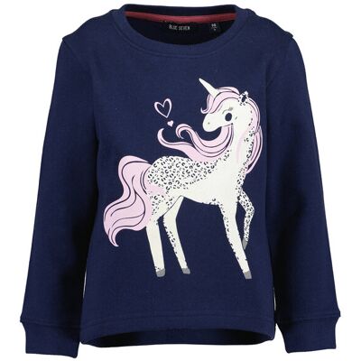 Blue Seven Bluza 764660 X Granatowy Regular Fit 92 Granatowy Dziewczynka Blue Seven Bluza 764660 X Granatowy Regular Fit 92 Granatowy Dziewczynka