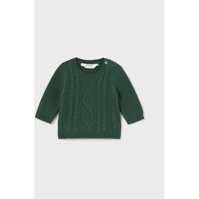 Mayoral Sweter 2.306 Zielony Regular Fit 1_2M Zielony Chłopiec Mayoral Sweter 2.306 Zielony Regular Fit 1_2M Zielony Chłopiec