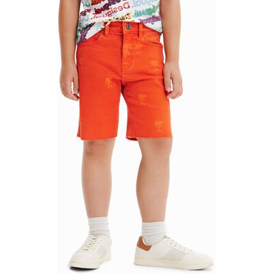 Desigual Szorty jeansowe 23SBDD01 Brązowy Regular Fit 11_12 Brązowy Chłopiec Desigual Szorty jeansowe 23SBDD01 Brązowy Regular Fit 11_12 Brązowy Chłopiec