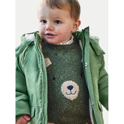 Mayoral Sweter 2314 Zielony Regular Fit 9 Zielony Chłopiec Mayoral Sweter 2314 Zielony Regular Fit 9 Zielony Chłopiec