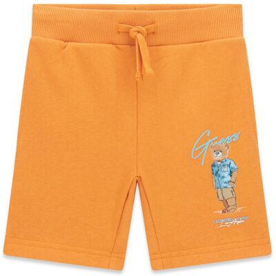 Guess Szorty sportowe N6GD04 KA6R4 Pomarańczowy Regular Fit 12M Pomarańczowy Chłopiec Guess Szorty sportowe N6GD04 KA6R4 Pomarańczowy Regular Fit 12M Pomarańczowy Chłopiec