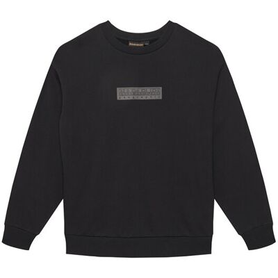Napapijri Bluza B-New Box Logo NP0A8B3K Czarny Loose Fit 14Y Czarny Chłopiec Napapijri Bluza B-New Box Logo NP0A8B3K Czarny Loose Fit 14Y Czarny Chłopiec