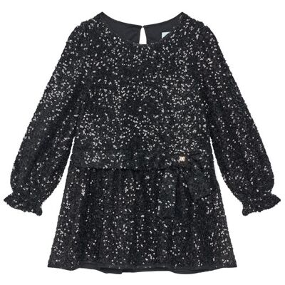 Abel & Lula Sukienka elegancka 5531 Czarny Regular Fit 8 Czarny Dziewczynka Abel & Lula Sukienka elegancka 5531 Czarny Regular Fit 8 Czarny Dziewczynka