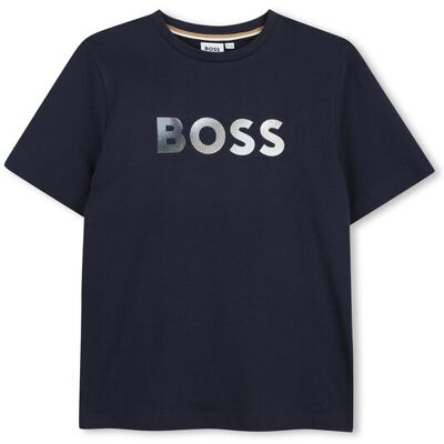 Boss T-Shirt J52983 S Granatowy Regular Fit 12Y Granatowy Chłopiec Boss T-Shirt J52983 S Granatowy Regular Fit 12Y Granatowy Chłopiec