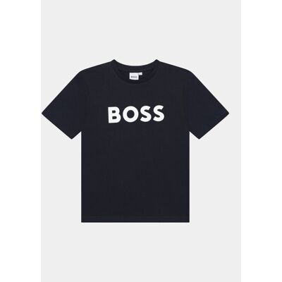 Boss T-Shirt J25P24 D Granatowy Regular Fit 14Y Granatowy Chłopiec Boss T-Shirt J25P24 D Granatowy Regular Fit 14Y Granatowy Chłopiec