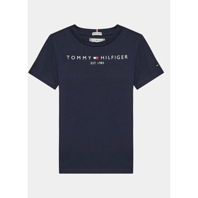 Tommy Hilfiger T-Shirt Essential KS0KS00210 Granatowy Regular Fit 10Y Granatowy Chłopiec Tommy Hilfiger T-Shirt Essential KS0KS00210 Granatowy Regular Fit 10Y Granatowy Chłopiec
