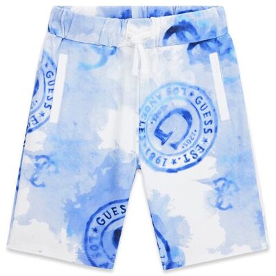 Guess Szorty sportowe L6GD00 KA6R4 Niebieski Regular Fit 16Y Niebieski Chłopiec Guess Szorty sportowe L6GD00 KA6R4 Niebieski Regular Fit 16Y Niebieski Chłopiec