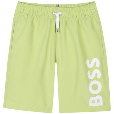 Boss Szorty kąpielowe J51973 D Zielony Regular Fit 14Y Zielony Chłopiec Boss Szorty kąpielowe J51973 D Zielony Regular Fit 14Y Zielony Chłopiec